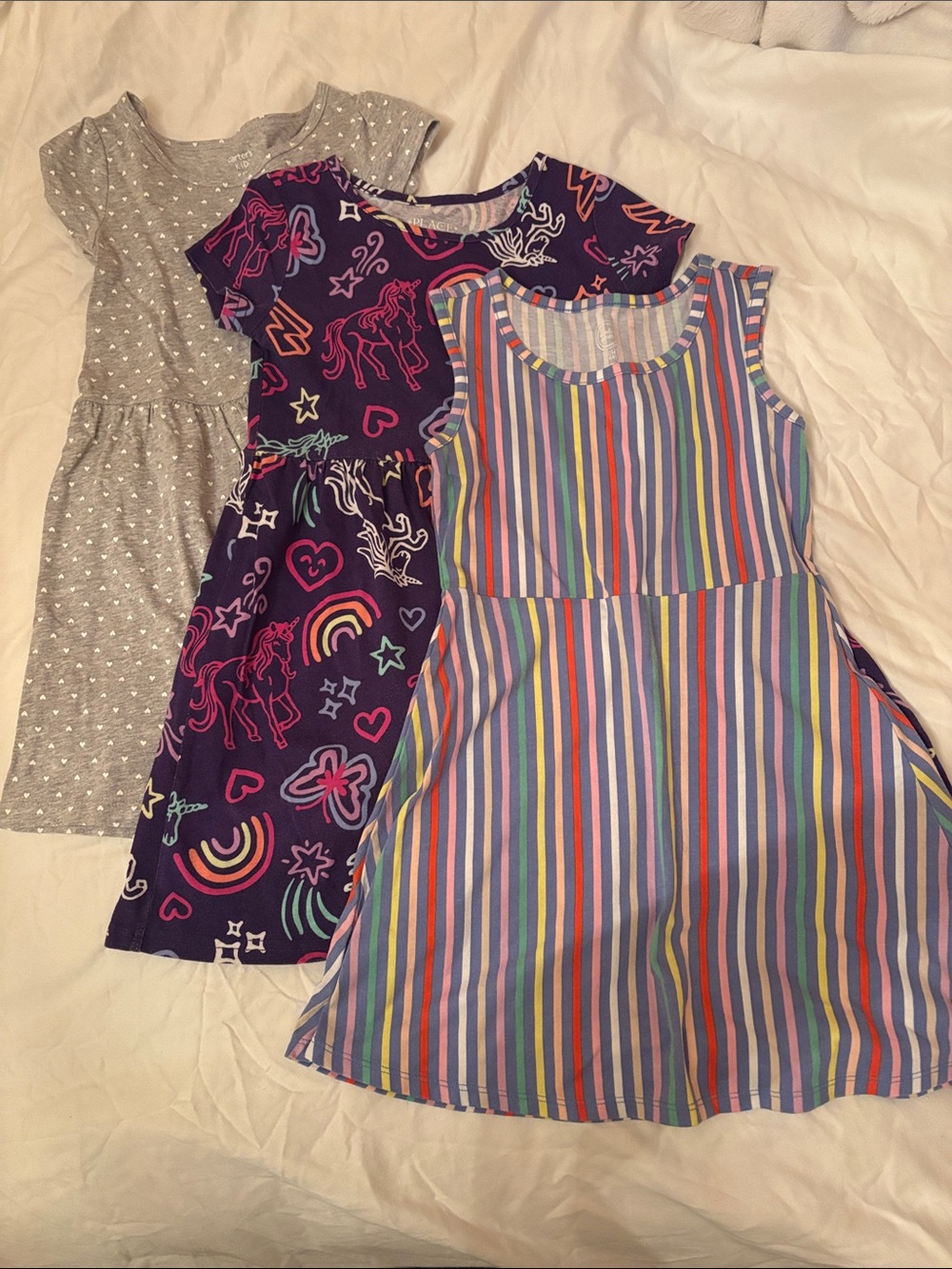 Bundle 3 pk Girls Short Sleeve or Sleeveless Dresses sz 5/6-6/6x